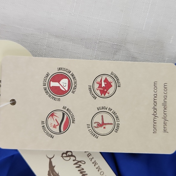 Tommy Bahama halter swimsuit. Royal blue. Size 4 - Picture 8 of 13